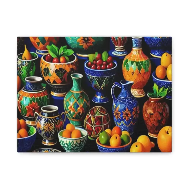 Table Full A - Canvas Wall Art