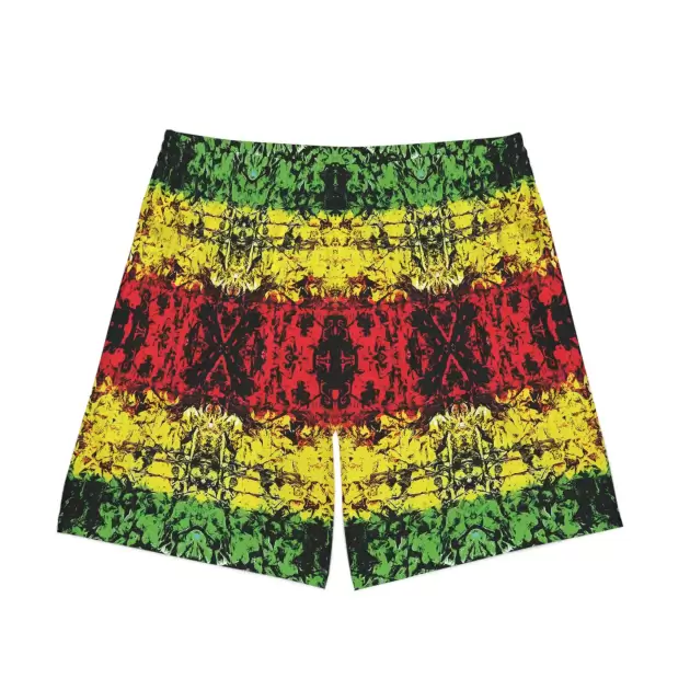 Men's Elastic Beach Shorts (AOP)