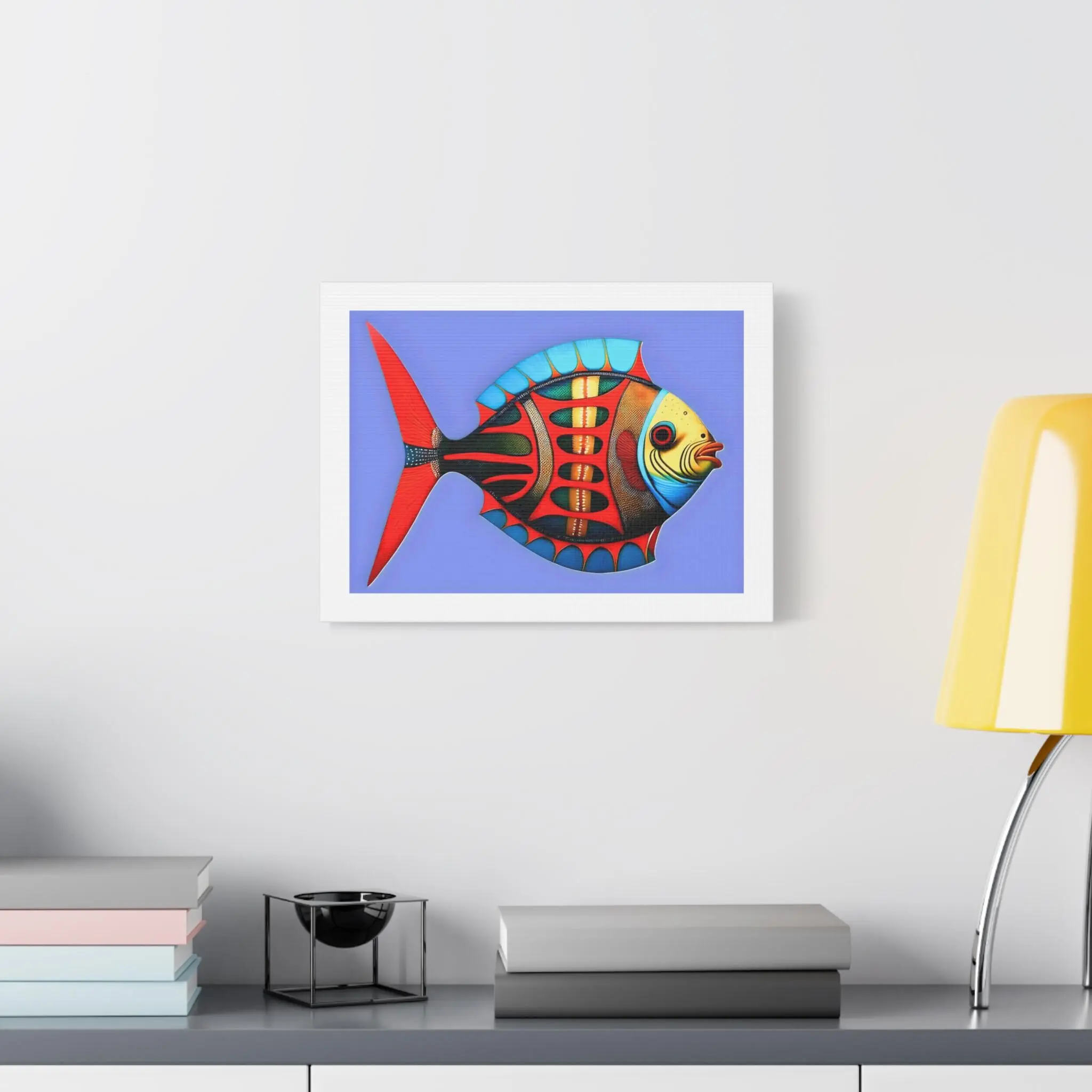 Fish Kiss - Canvas Wall Art