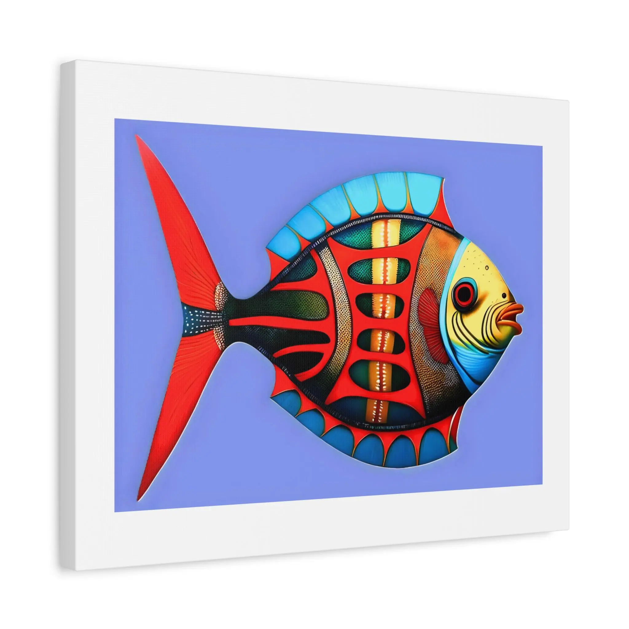 Fish Kiss - Canvas Wall Art