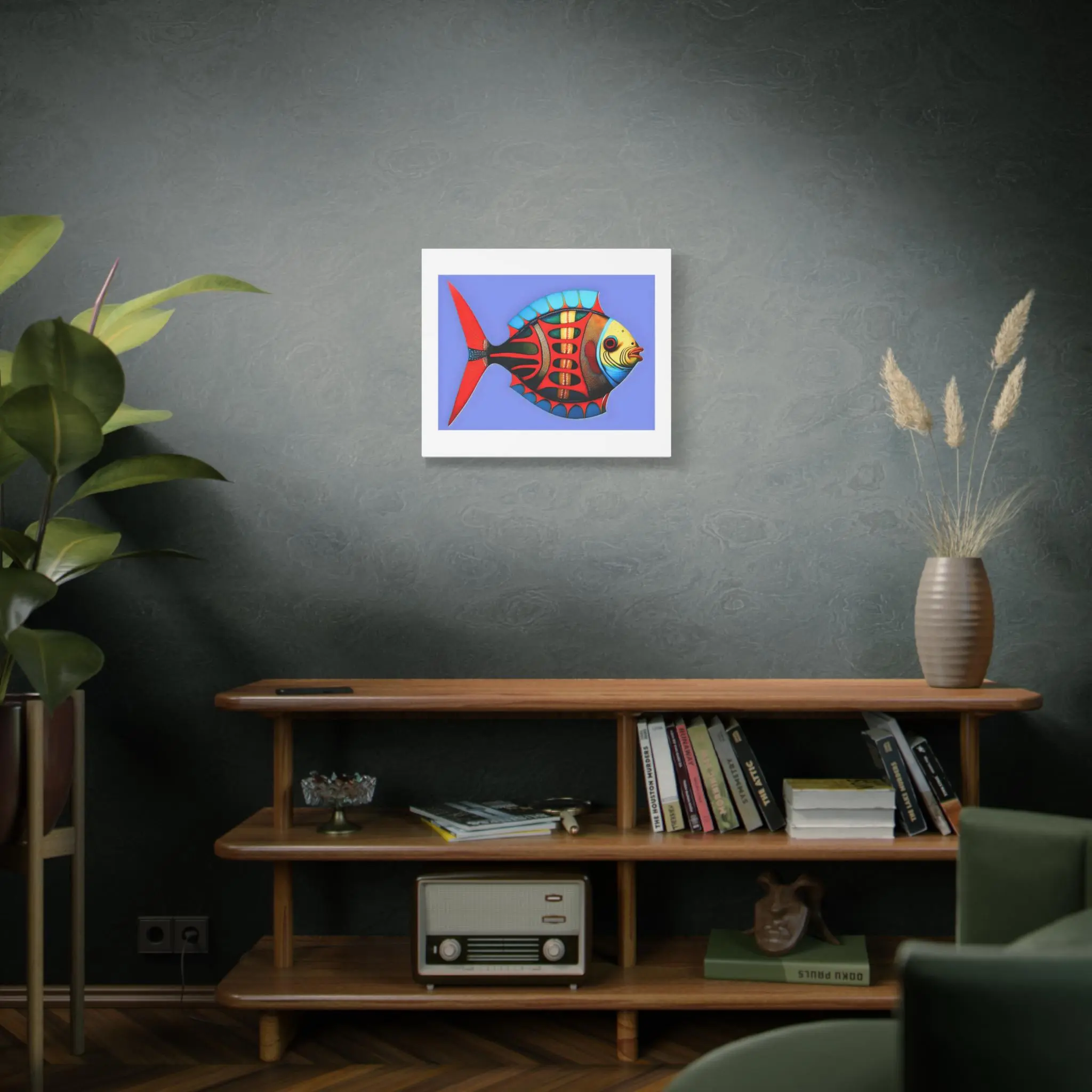Fish Kiss - Canvas Wall Art