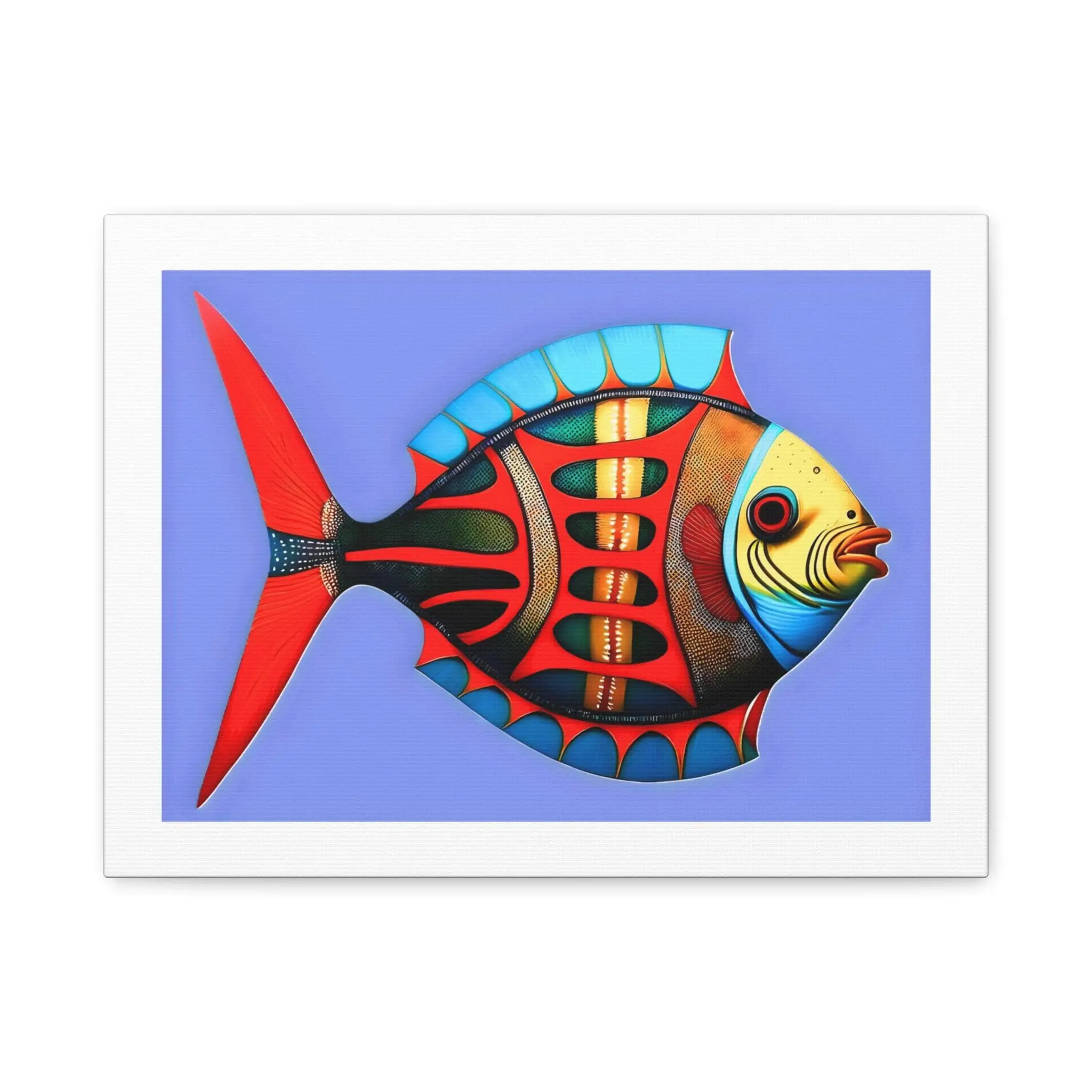 Fish Kiss - Canvas Wall Art