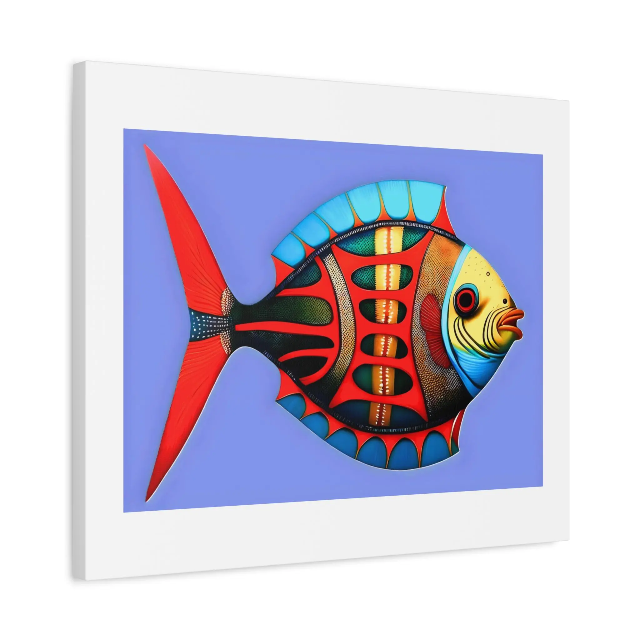 Fish Kiss - Canvas Wall Art