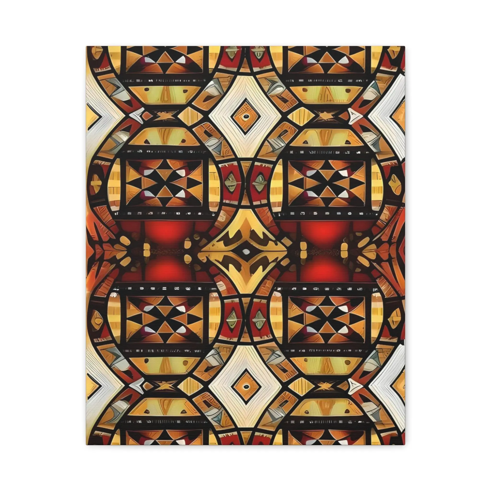 Tapa Squares A - Canvas Wall Art