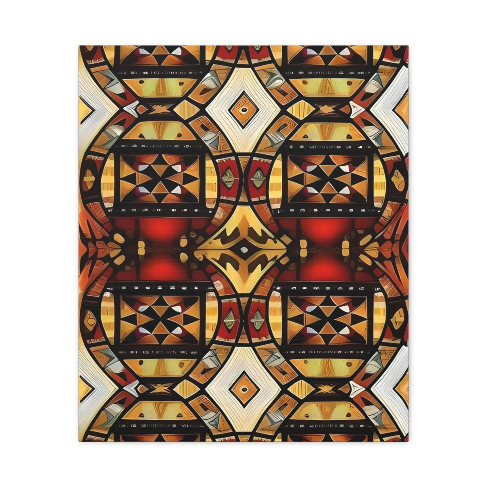 Tapa Squares A - Canvas Wall Art