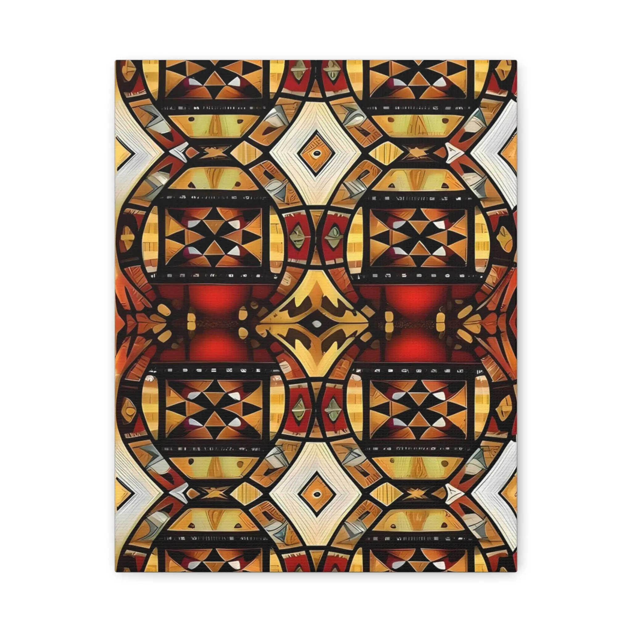 Tapa Squares A - Canvas Wall Art