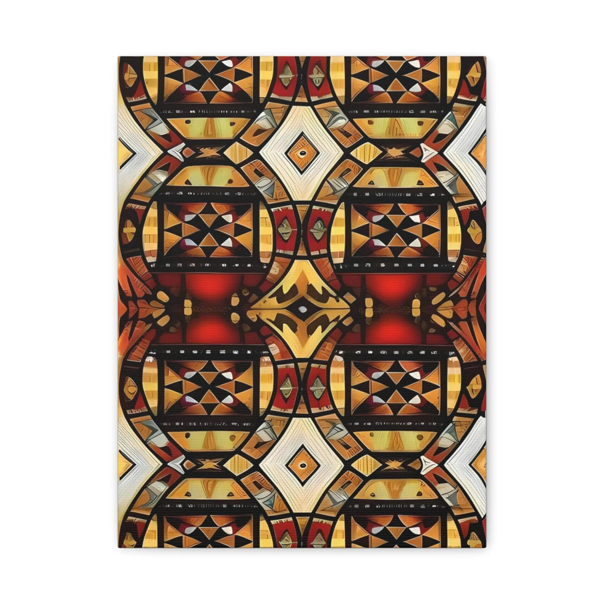 Tapa Squares A - Canvas Wall Art