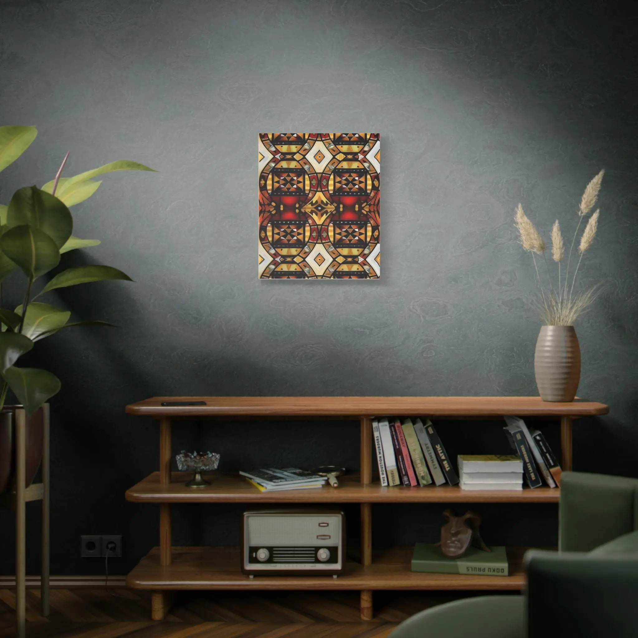 Tapa Squares A - Canvas Wall Art