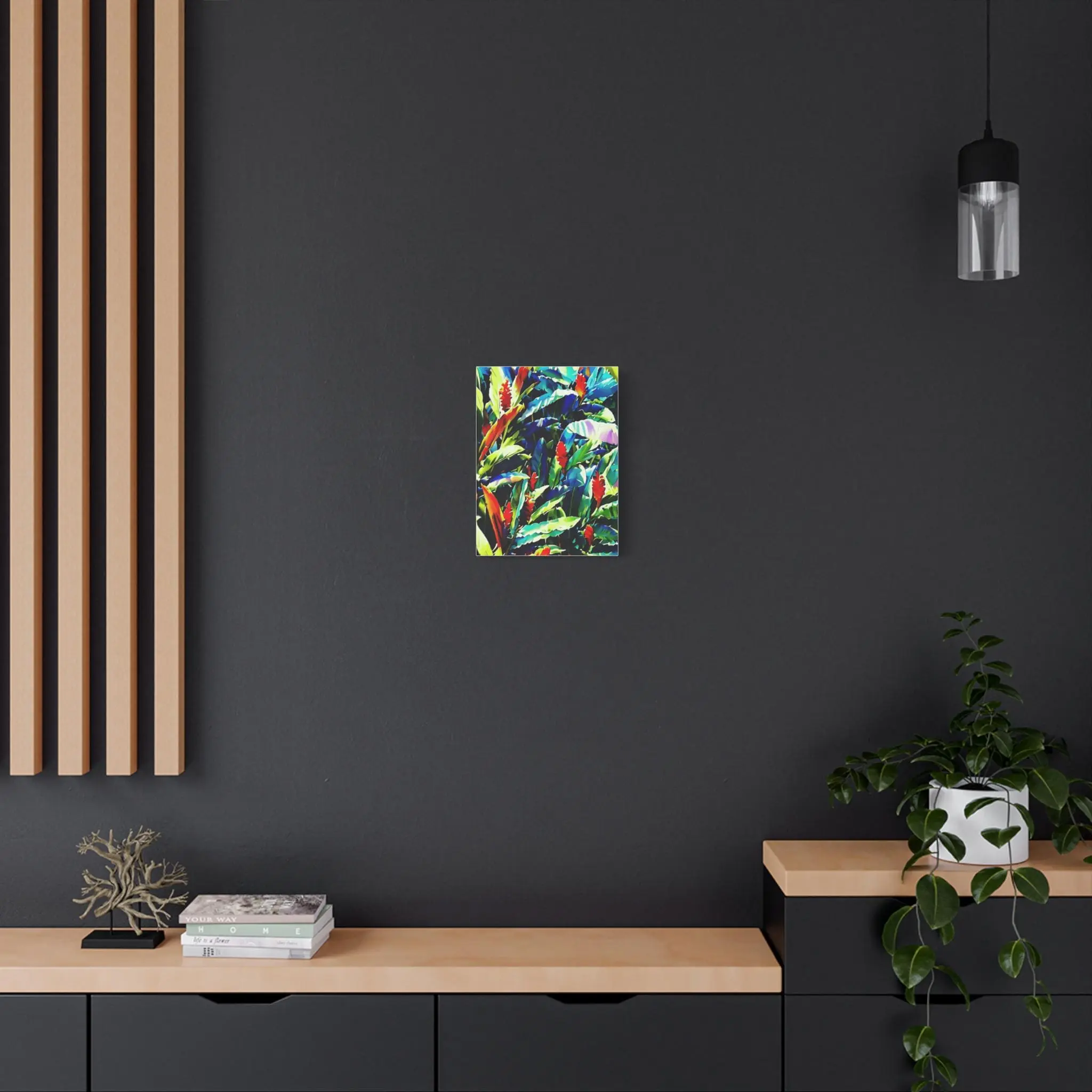 Floral Ginger - Canvas Wall Art