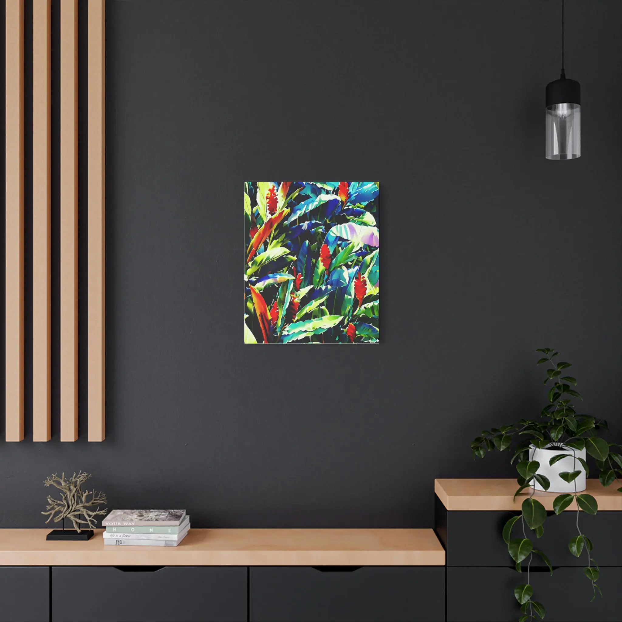 Floral Ginger - Canvas Wall Art