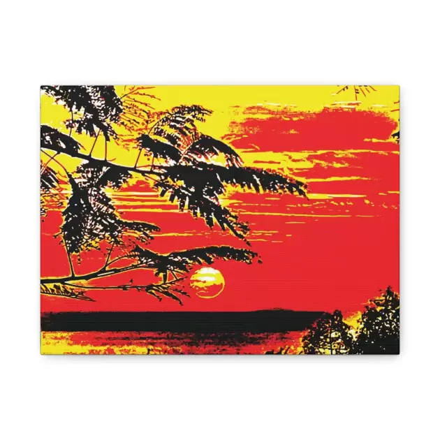 Red Night - Canvas Wall Art
