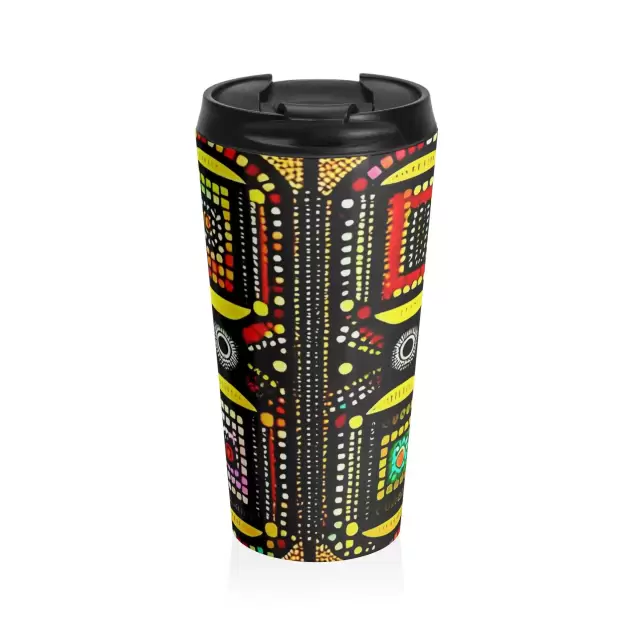 Square Dots - Travel Mug