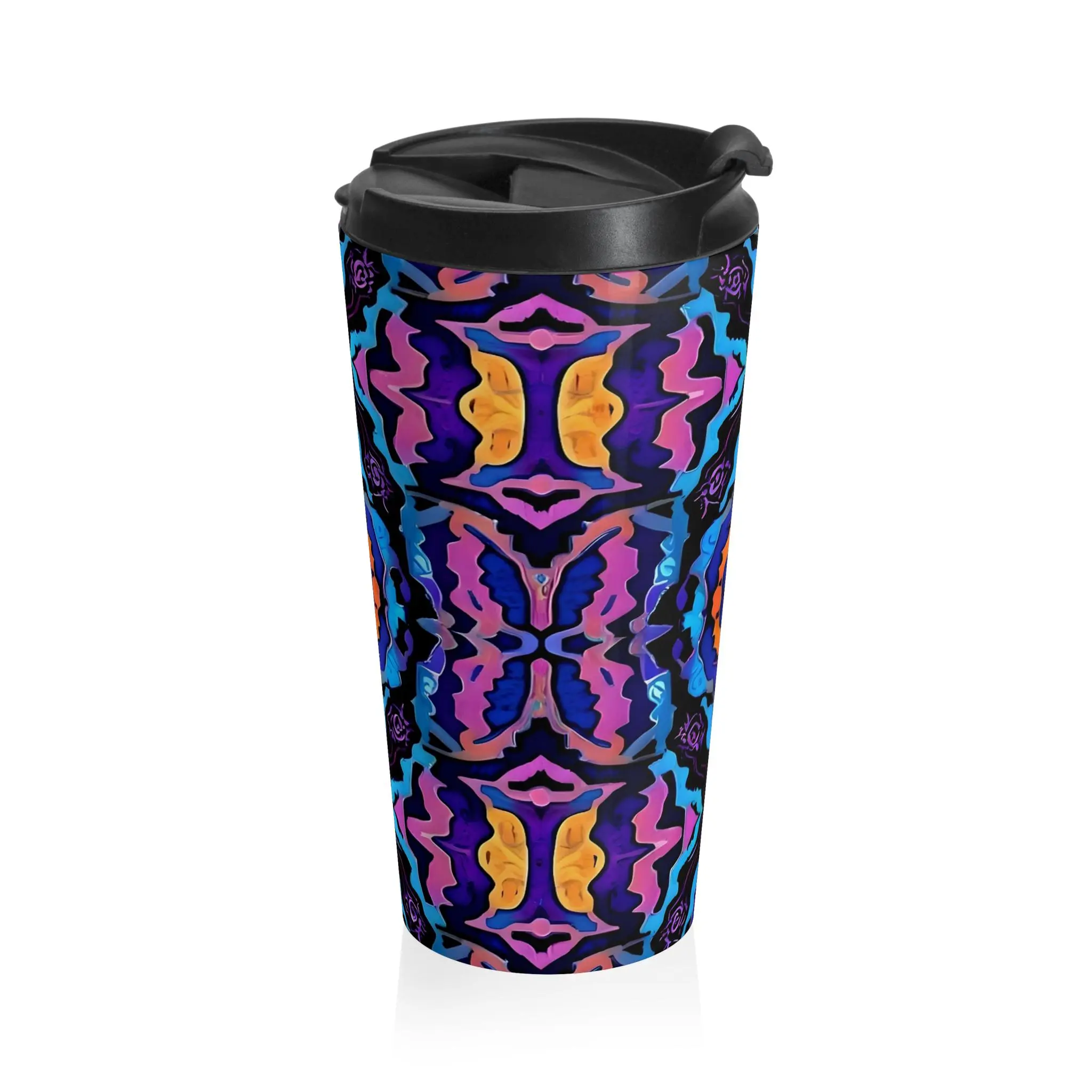 Purple H - Travel Mug