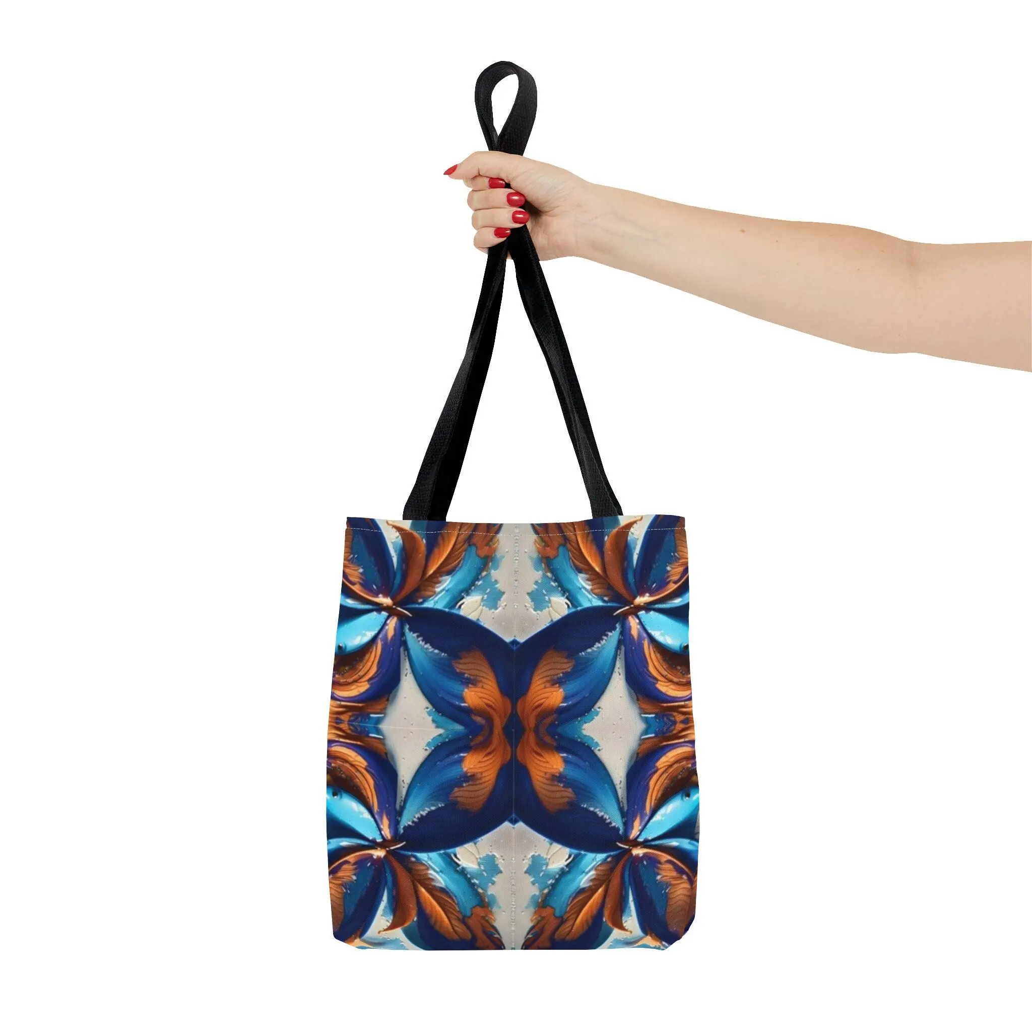 Blue Fan Quad - Tote Bag