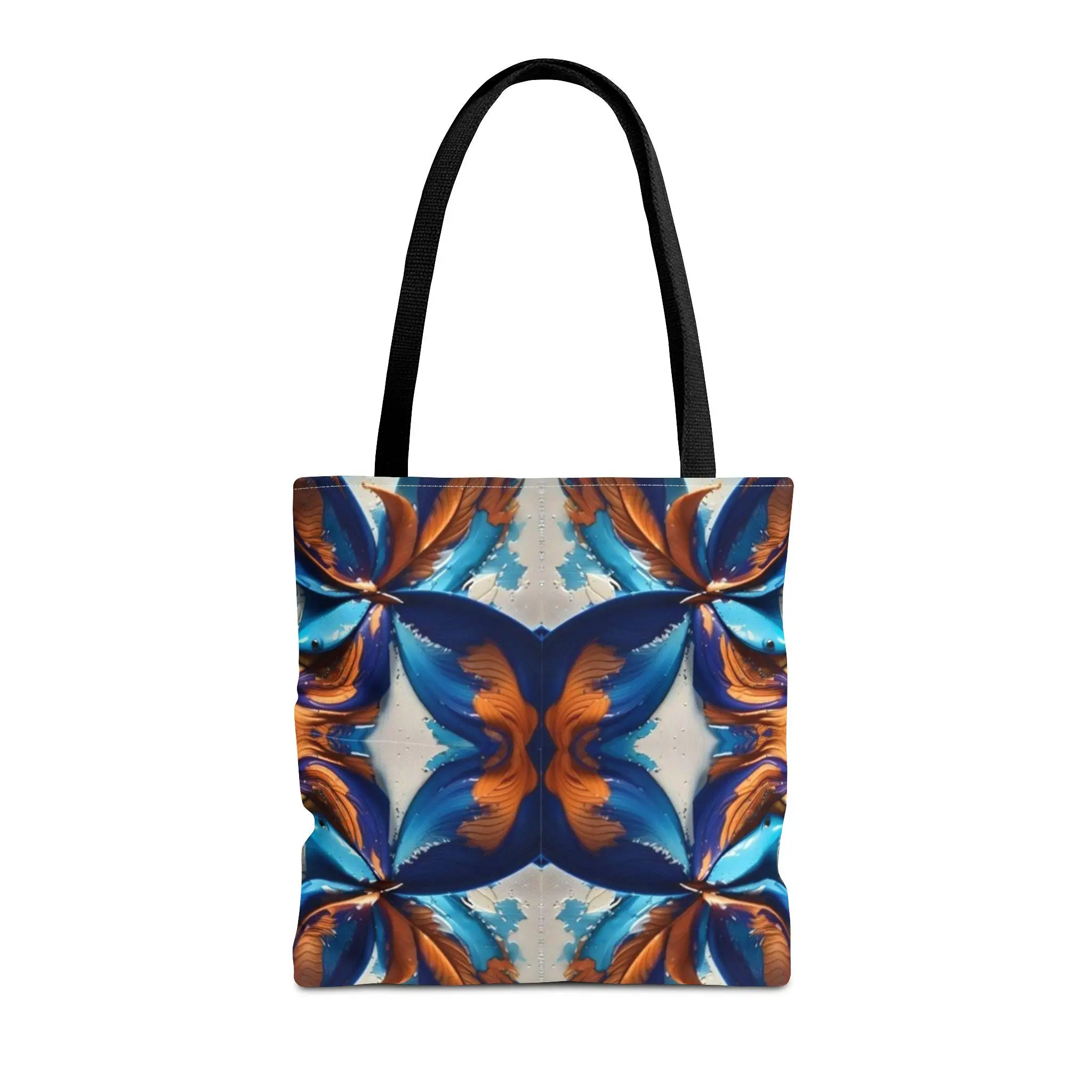 Blue Fan Quad - Tote Bag