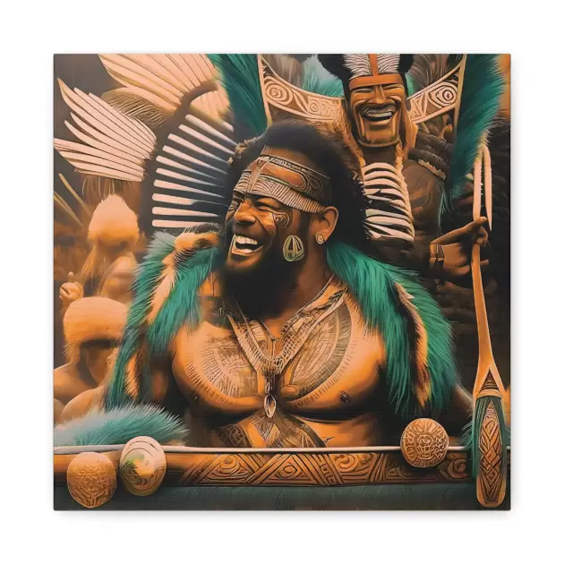 Laughing Cheif - Canvas Wall Art