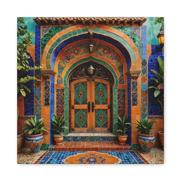 Village Door - Canvas Wall Art