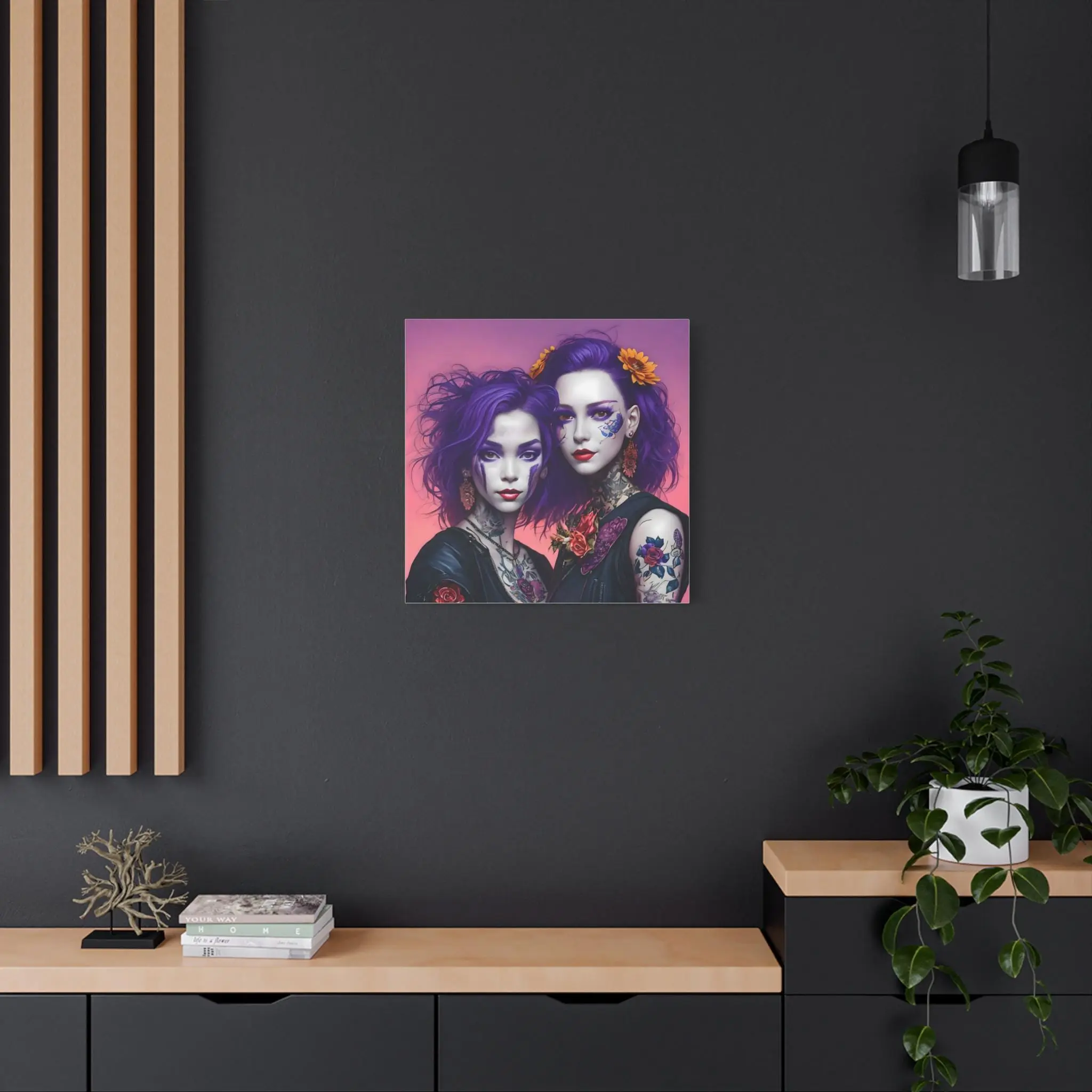 Purple - Canvas Wall Art