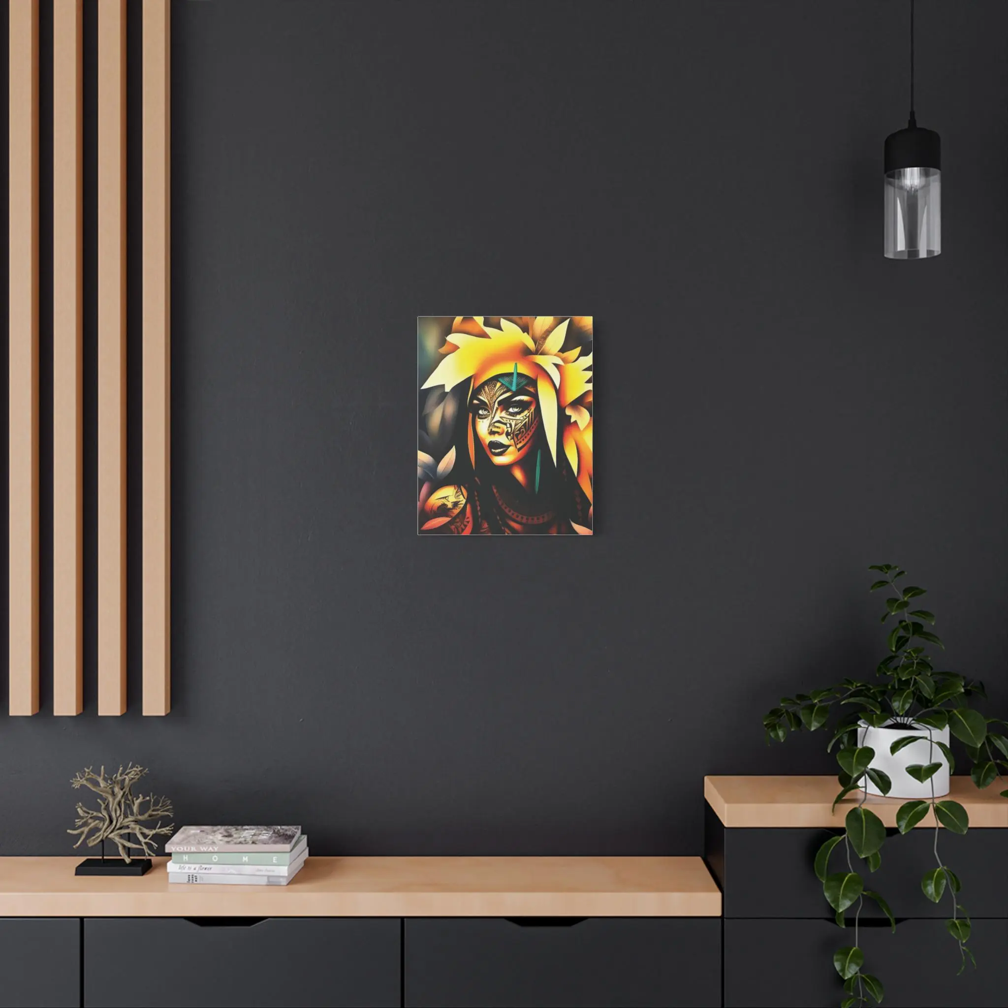 Poly Princess - Canvas Wall Art