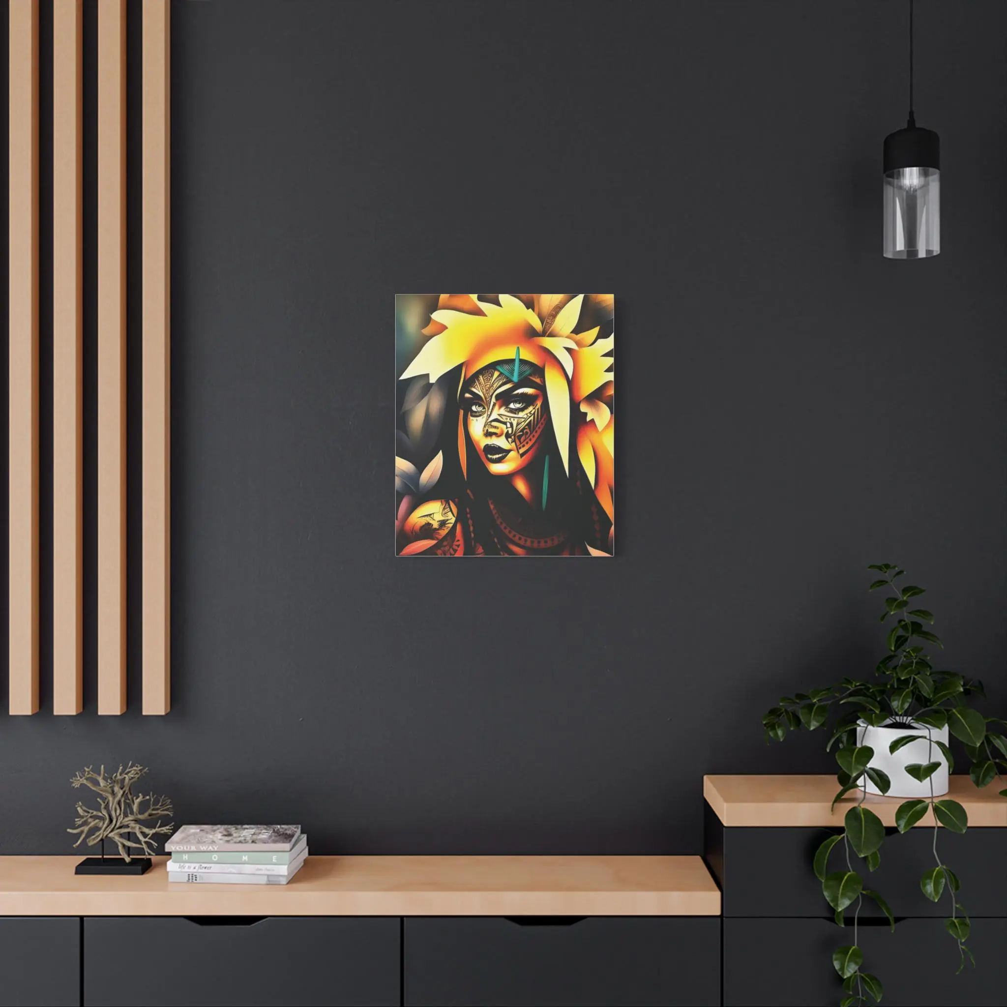 Poly Princess - Canvas Wall Art
