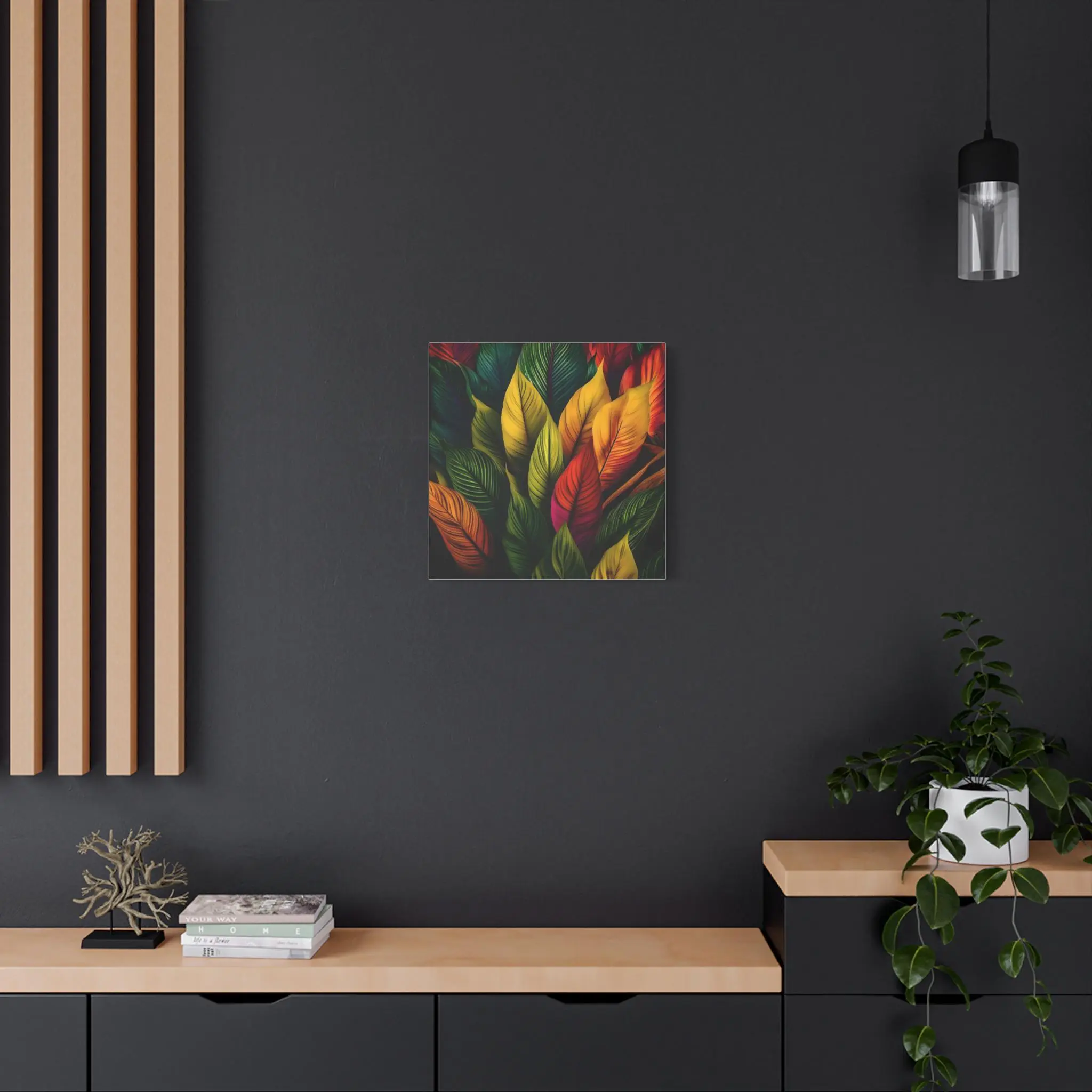 Colored Leaves - Canvas Wall Art