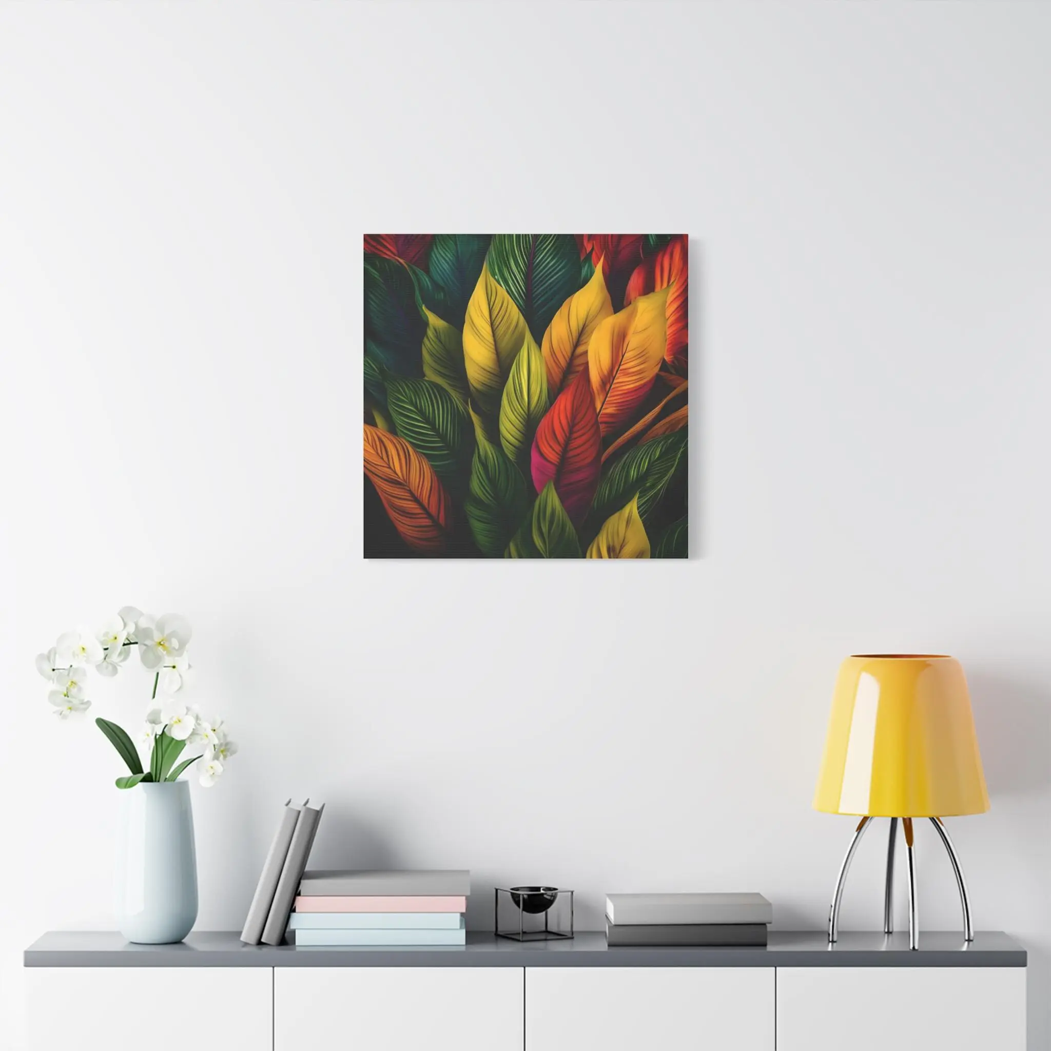 Colored Leaves - Canvas Wall Art
