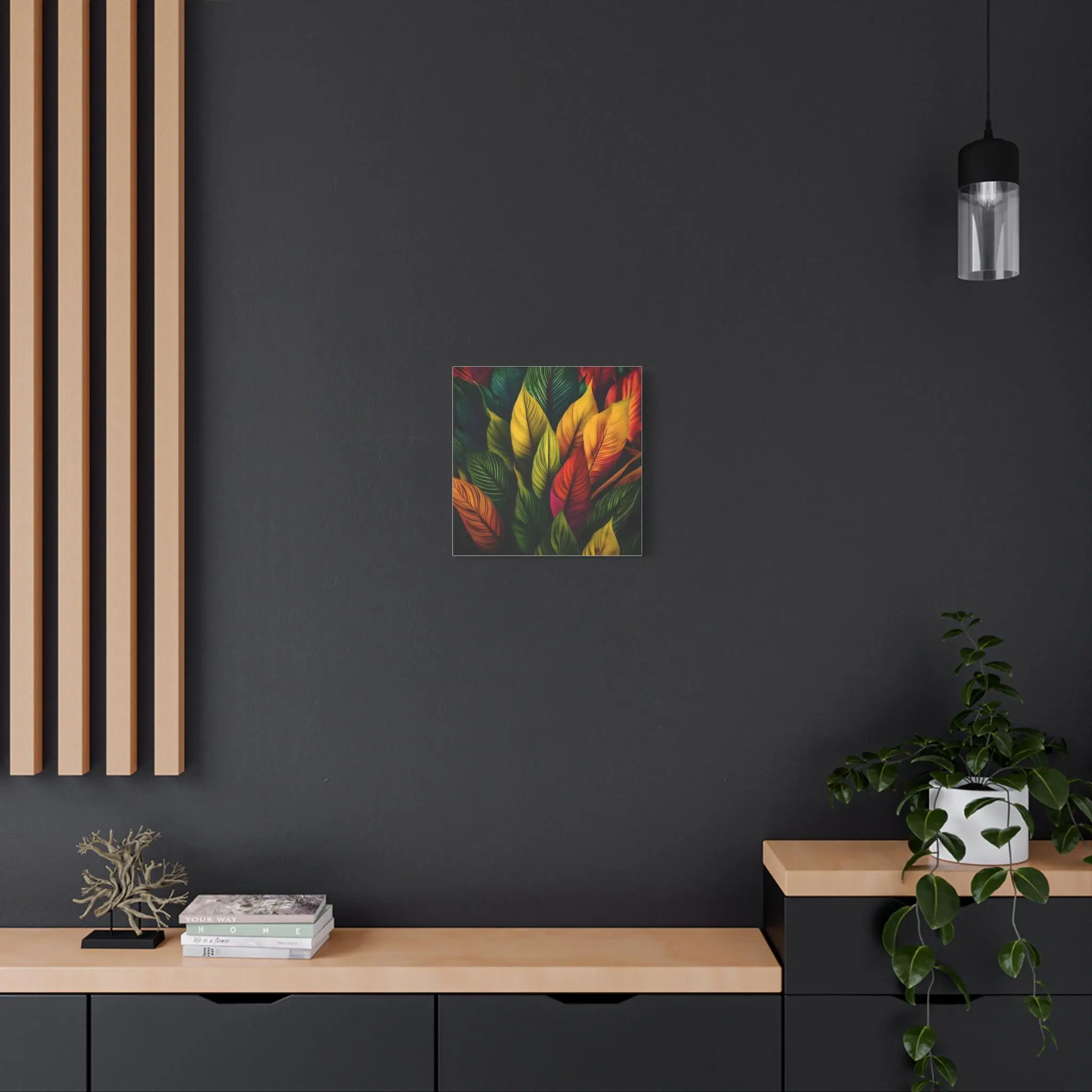 Colored Leaves - Canvas Wall Art