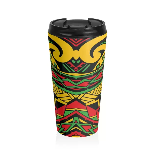 Reggae Lion Front - Travel Mug