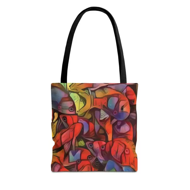 Square Backs Left - Tote Bag