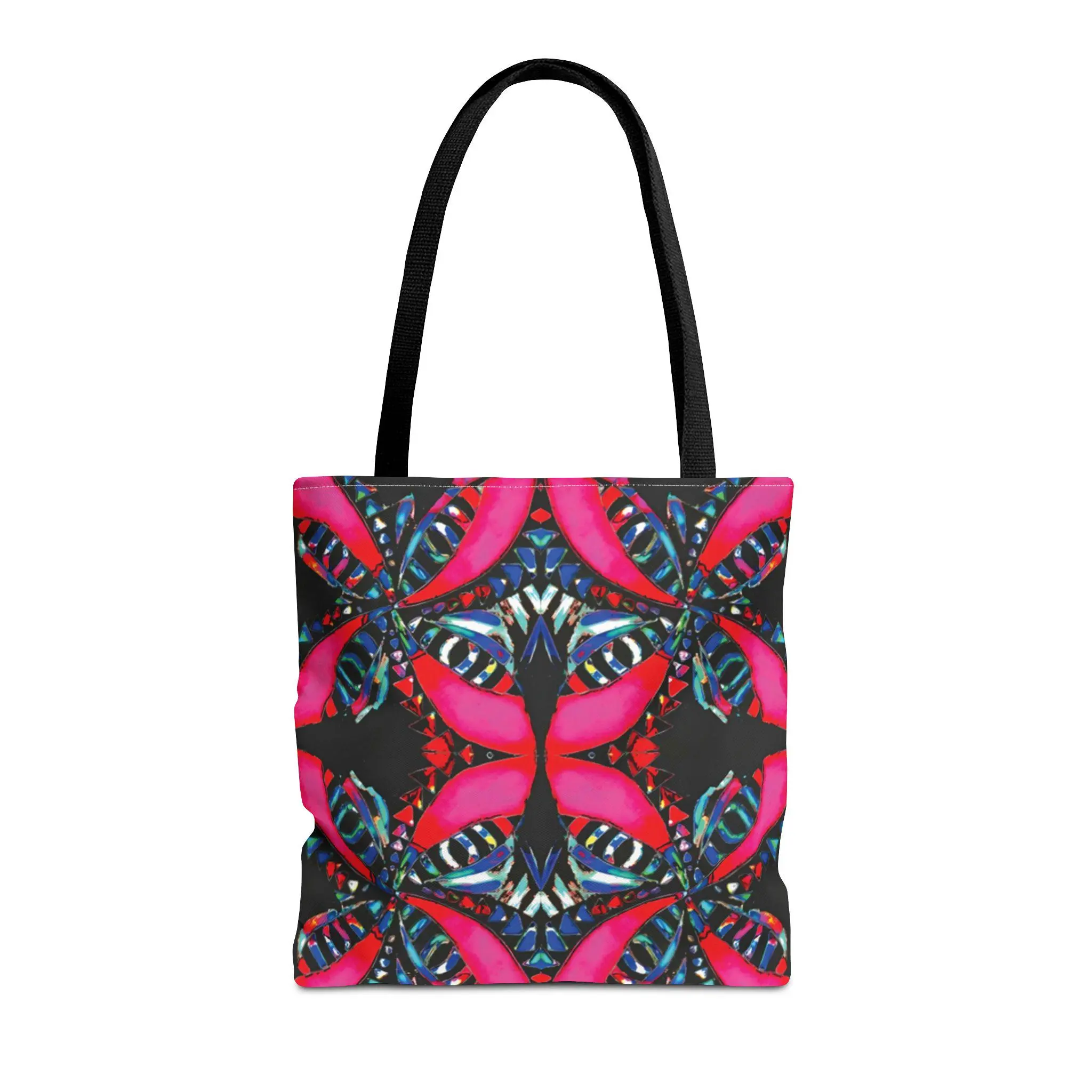 Pink on Black - Tote Bag