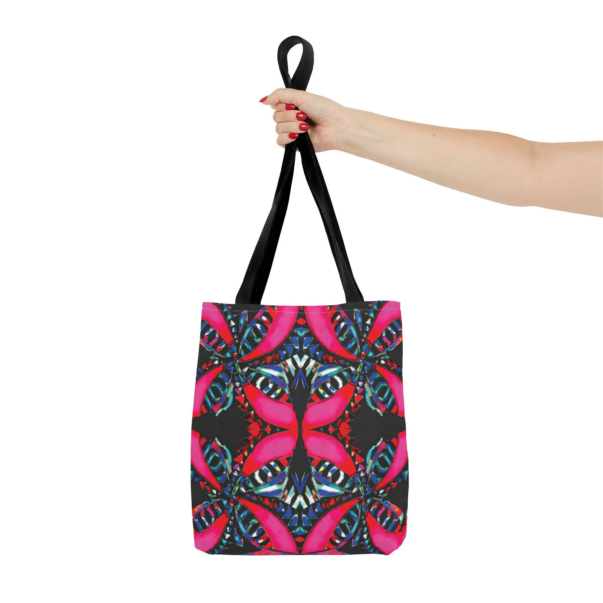 Pink on Black - Tote Bag