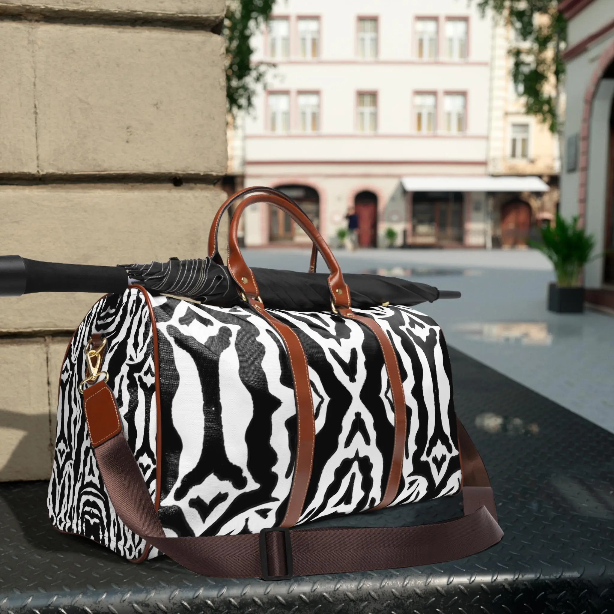 Zebra Confusion - Waterproof Travel Bag