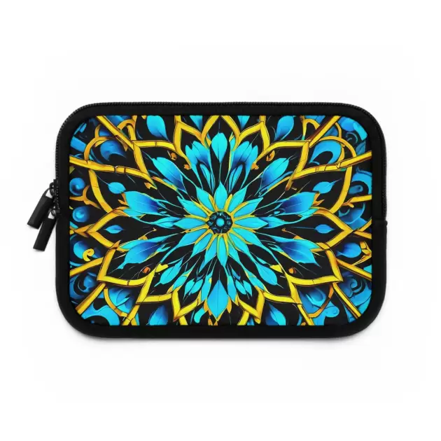 Blue Lace A - Laptop Sleeve