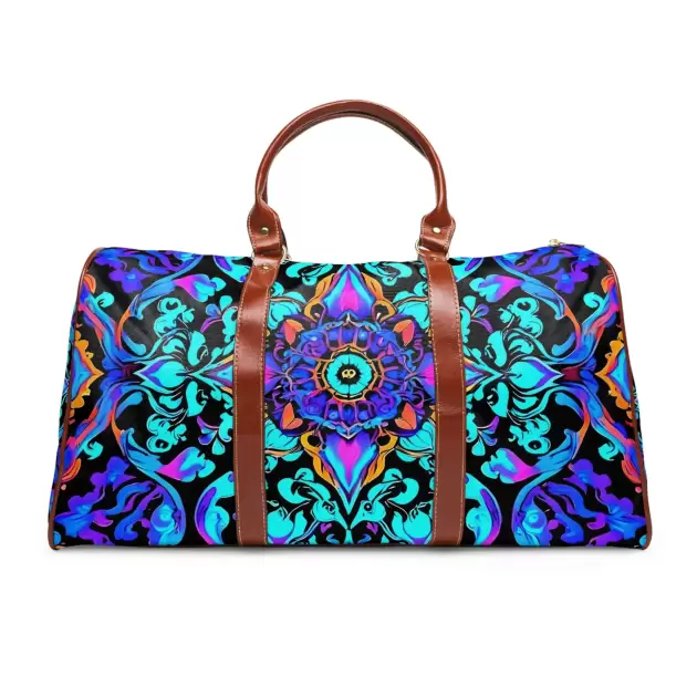 Purple F - Waterproof Travel Bag