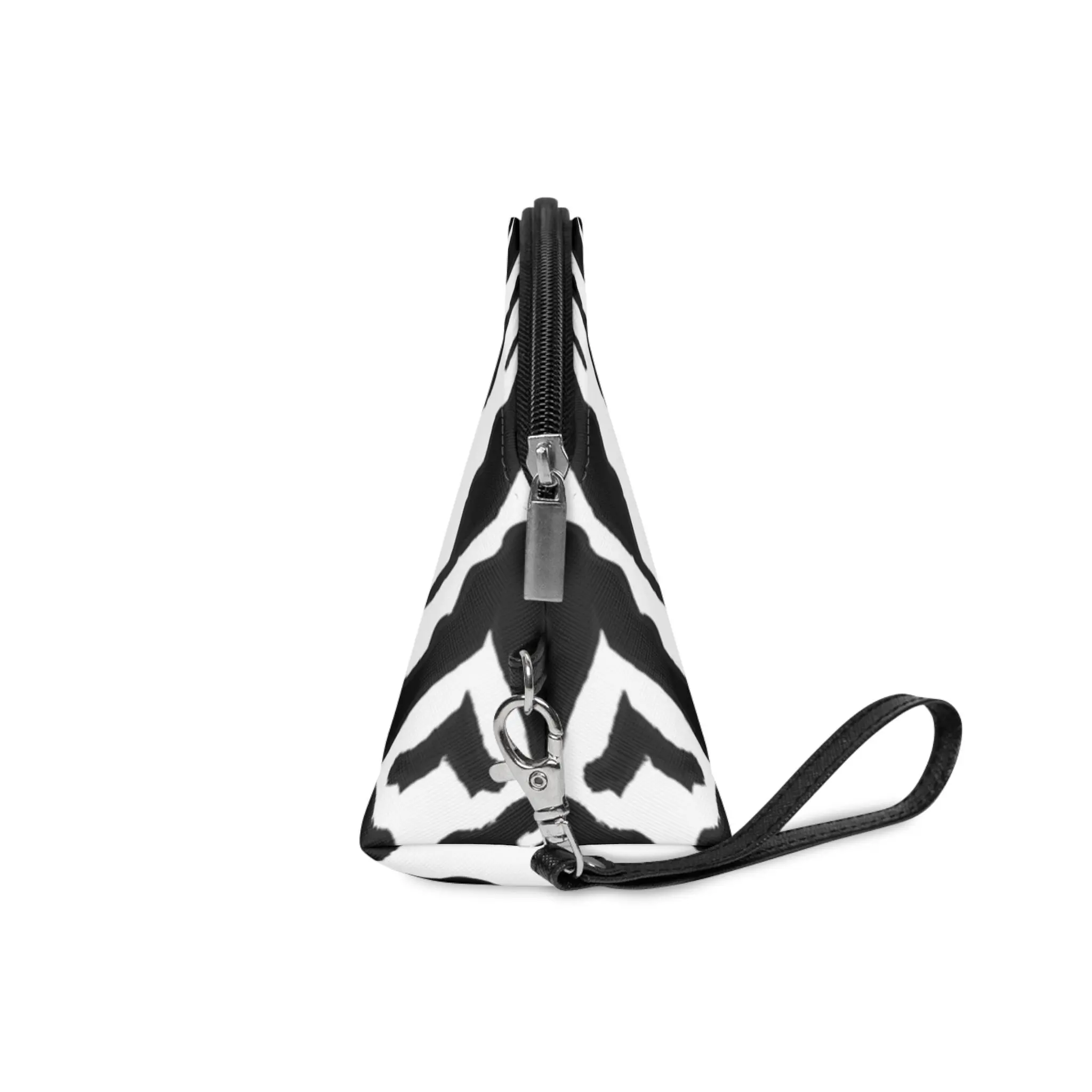 Zebra patterns make up bag