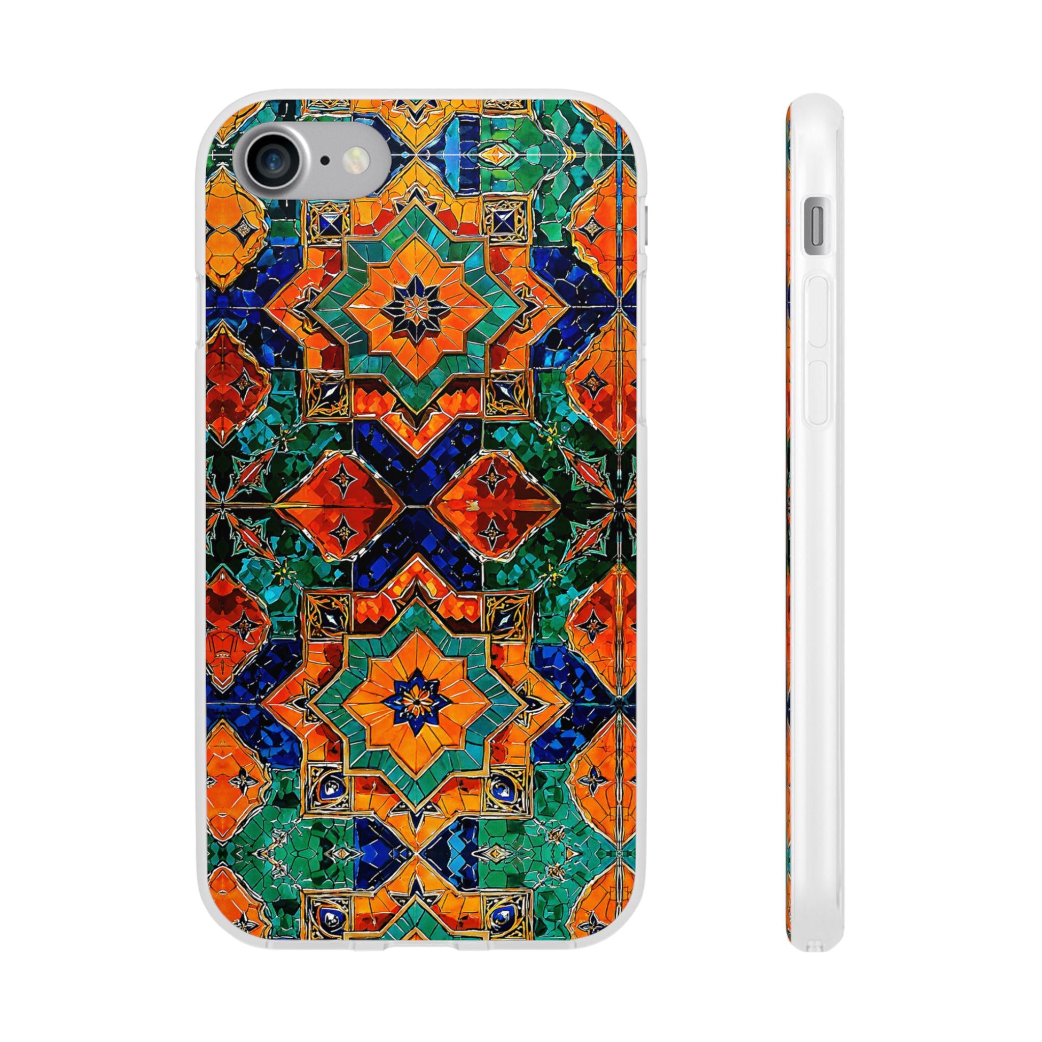 Moroccan Style iPhone Flexi Case - Walt Smith Fiji Ocean Art - Supports ADE Reef Restoration