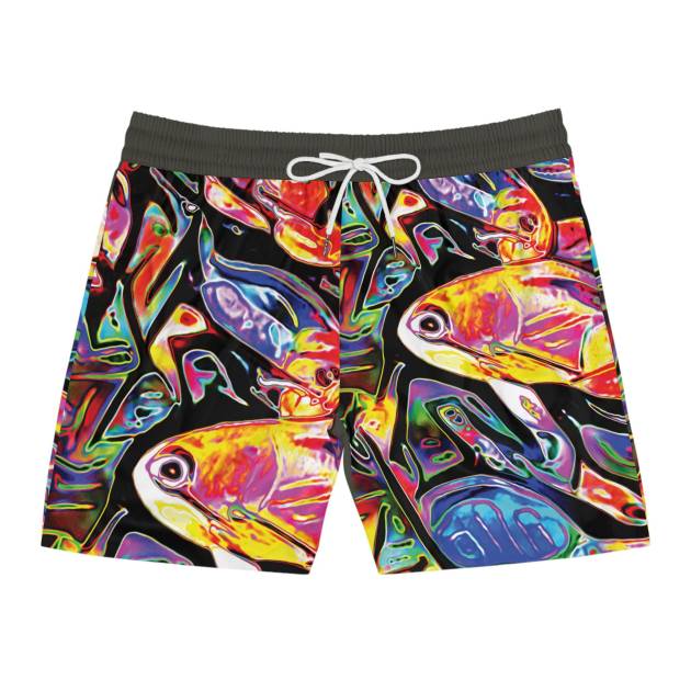 Men's Mid-Length Swim Shorts (AOP)