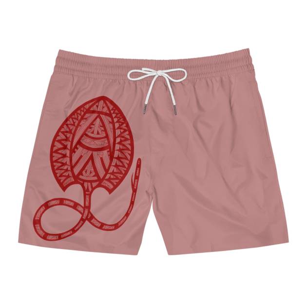 Tribal Stingray Swim Shorts | Men's Mid-Length Swim Shorts