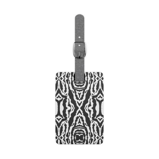 Saffiano Polyester Luggage Tag, Rectangle