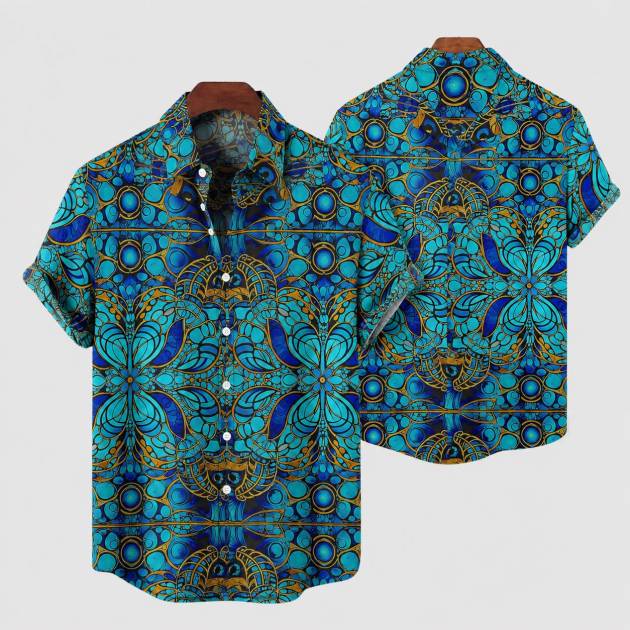 Blue Lobsters - Hawaiian Shirt
