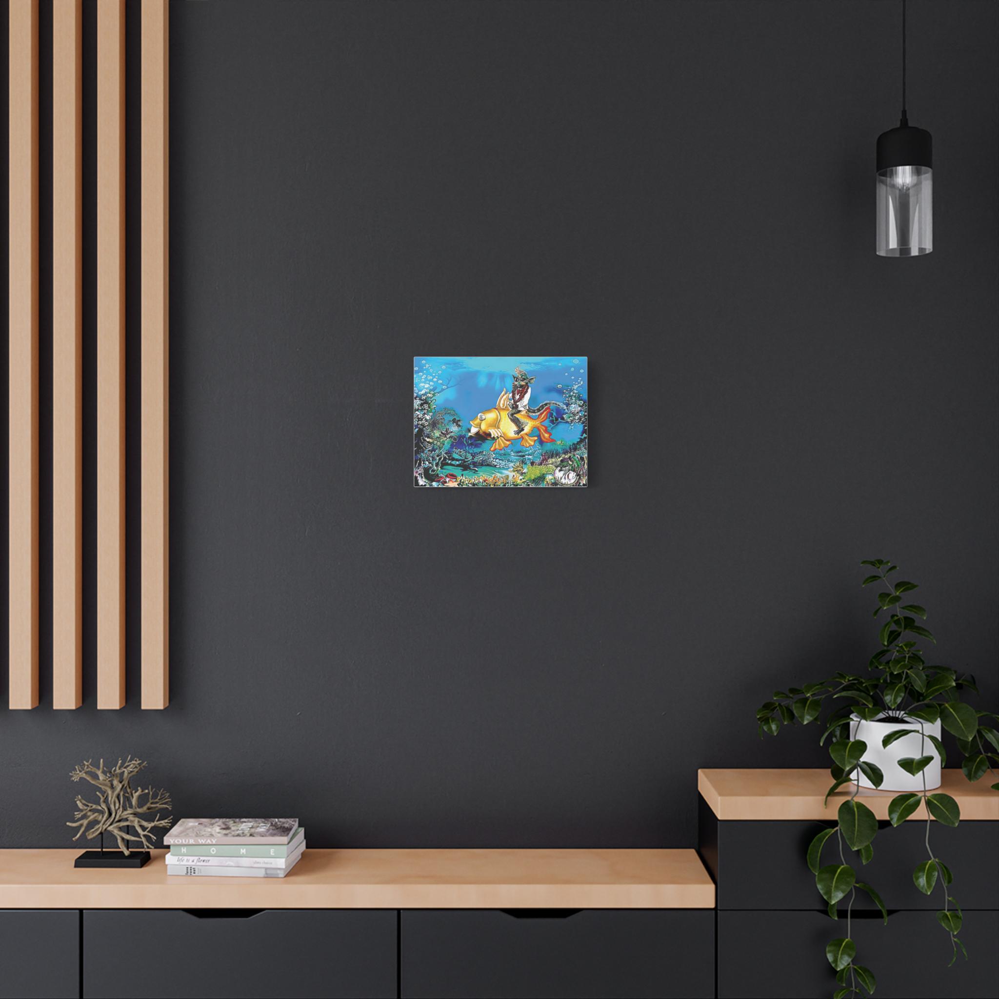 Elfish on His Gold Codalack Canvas | Matte Stretched 1.25"