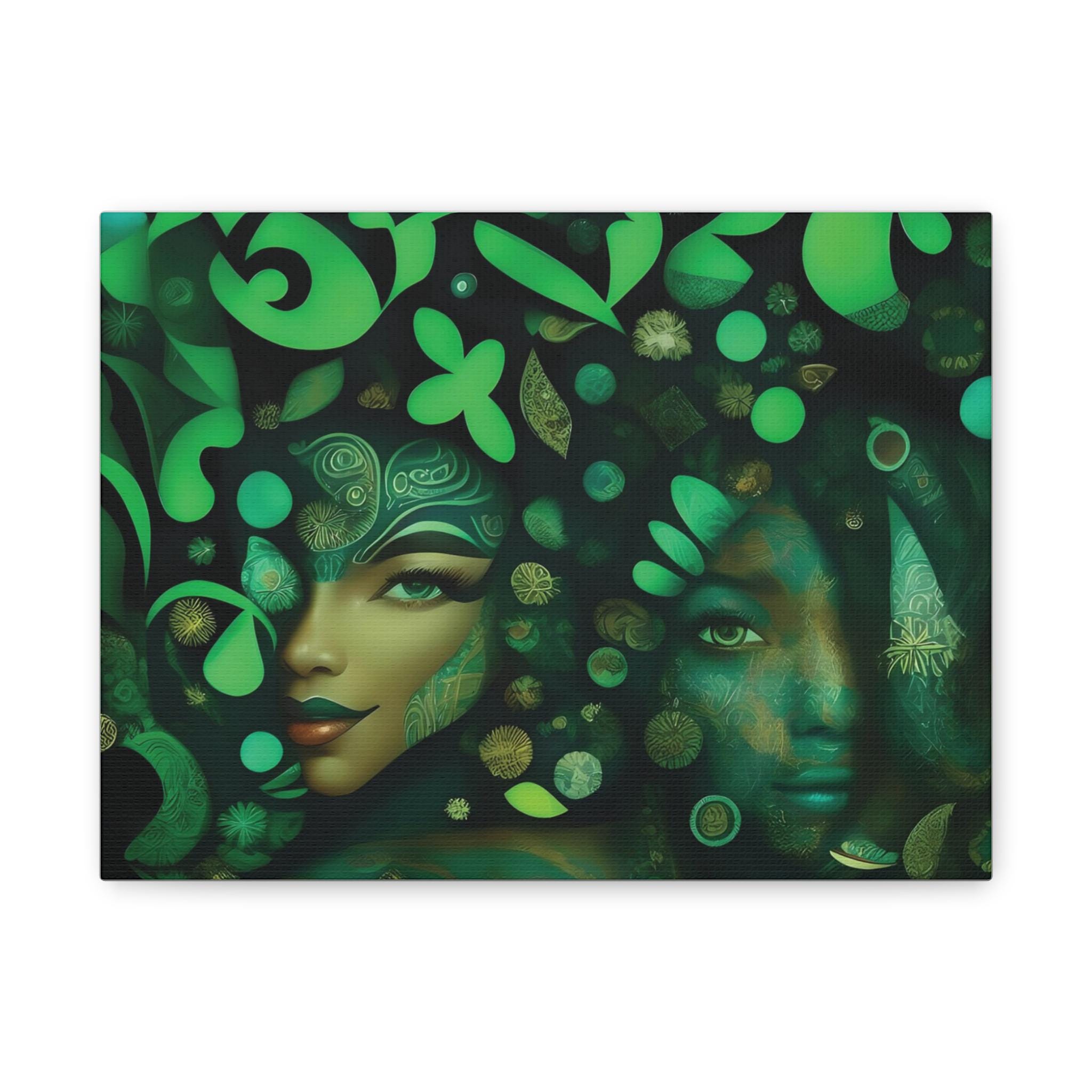 Hidden Beauty Faces Matte Canvas | Stretched Wall Art 1.25"