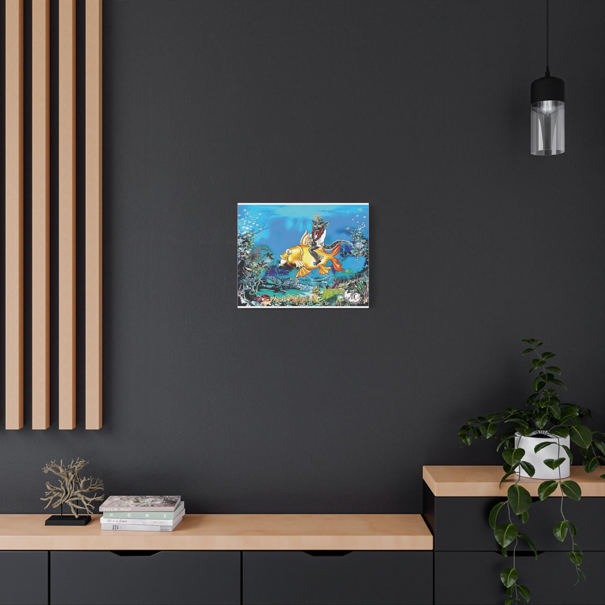 Elfish on His Gold Codalack Canvas | Matte Stretched 1.25"