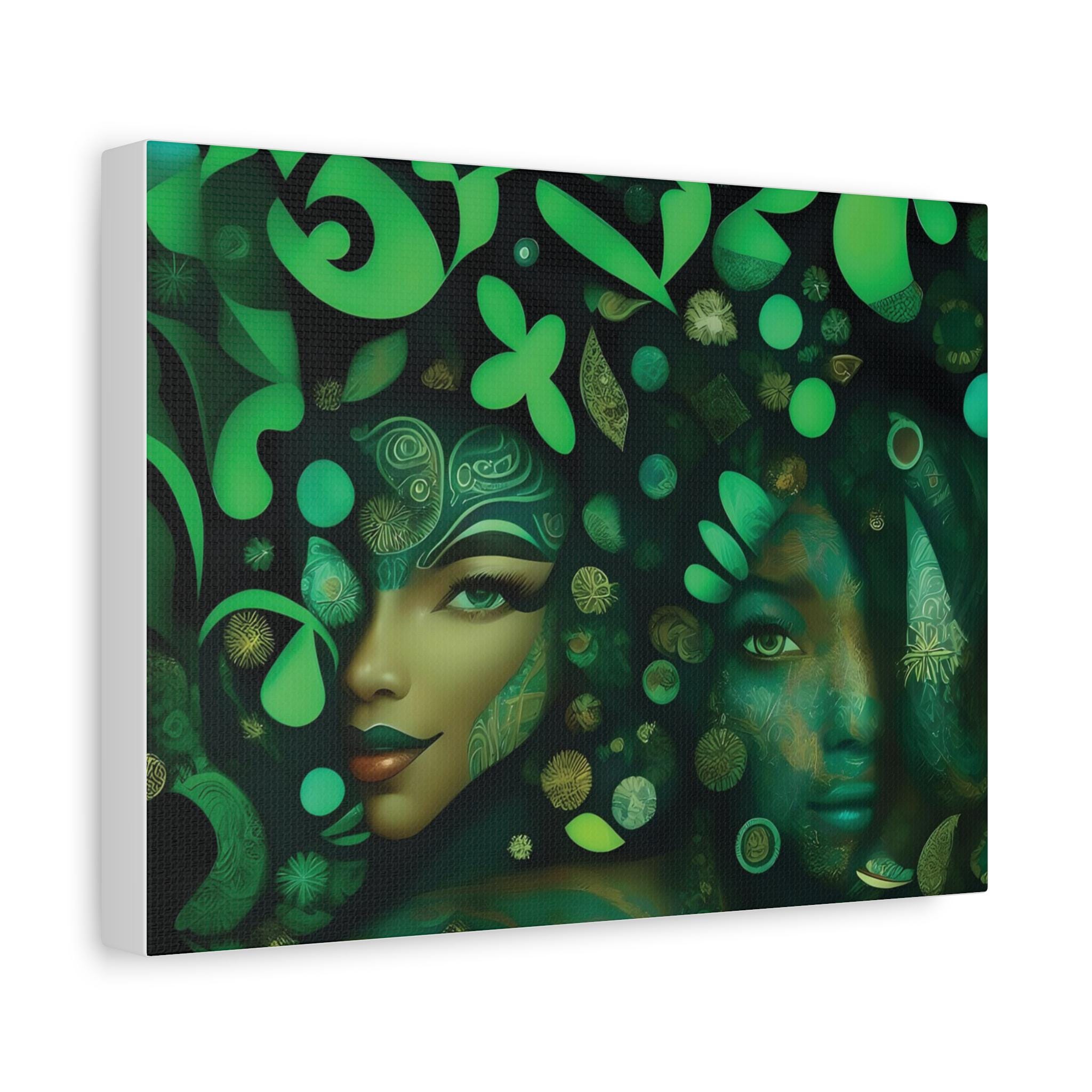 Hidden Beauty Faces Matte Canvas | Stretched Wall Art 1.25"
