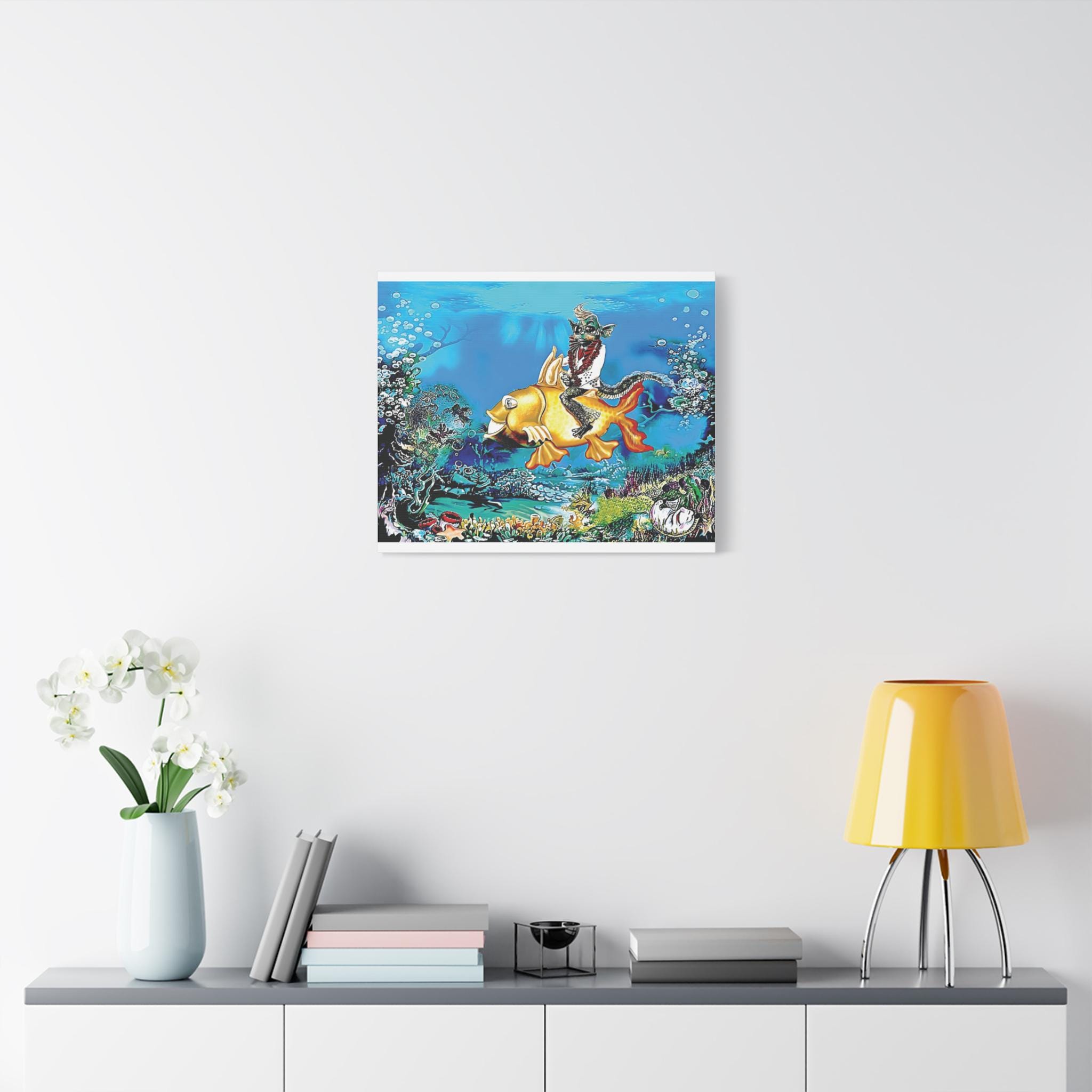 Elfish on His Gold Codalack Canvas | Matte Stretched 1.25"