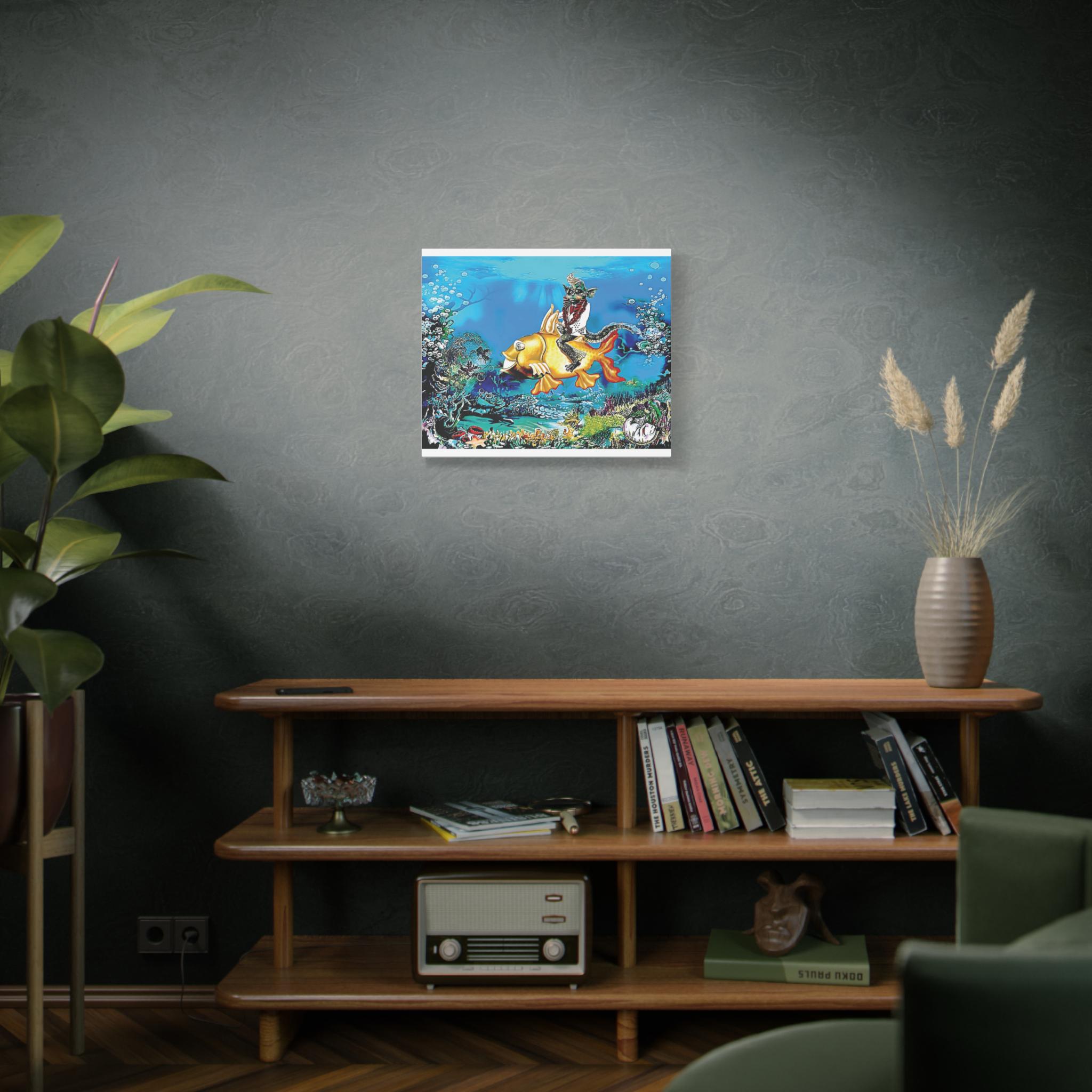 Elfish on His Gold Codalack Canvas | Matte Stretched 1.25"