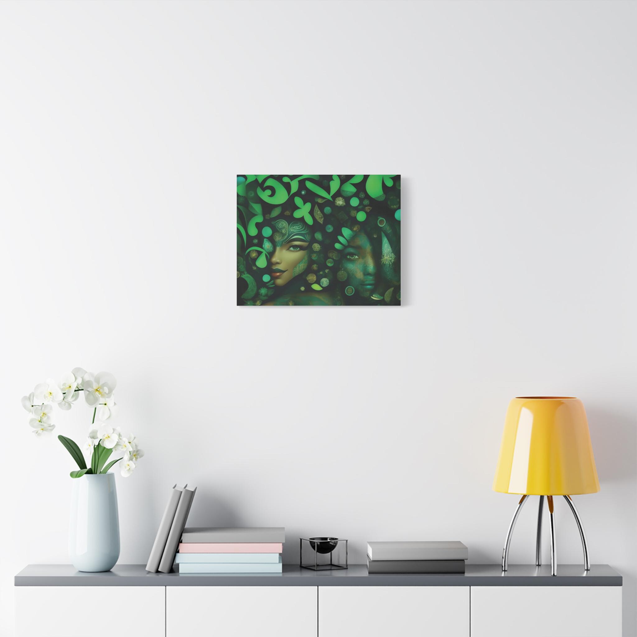 Hidden Beauty Faces Matte Canvas | Stretched Wall Art 1.25"