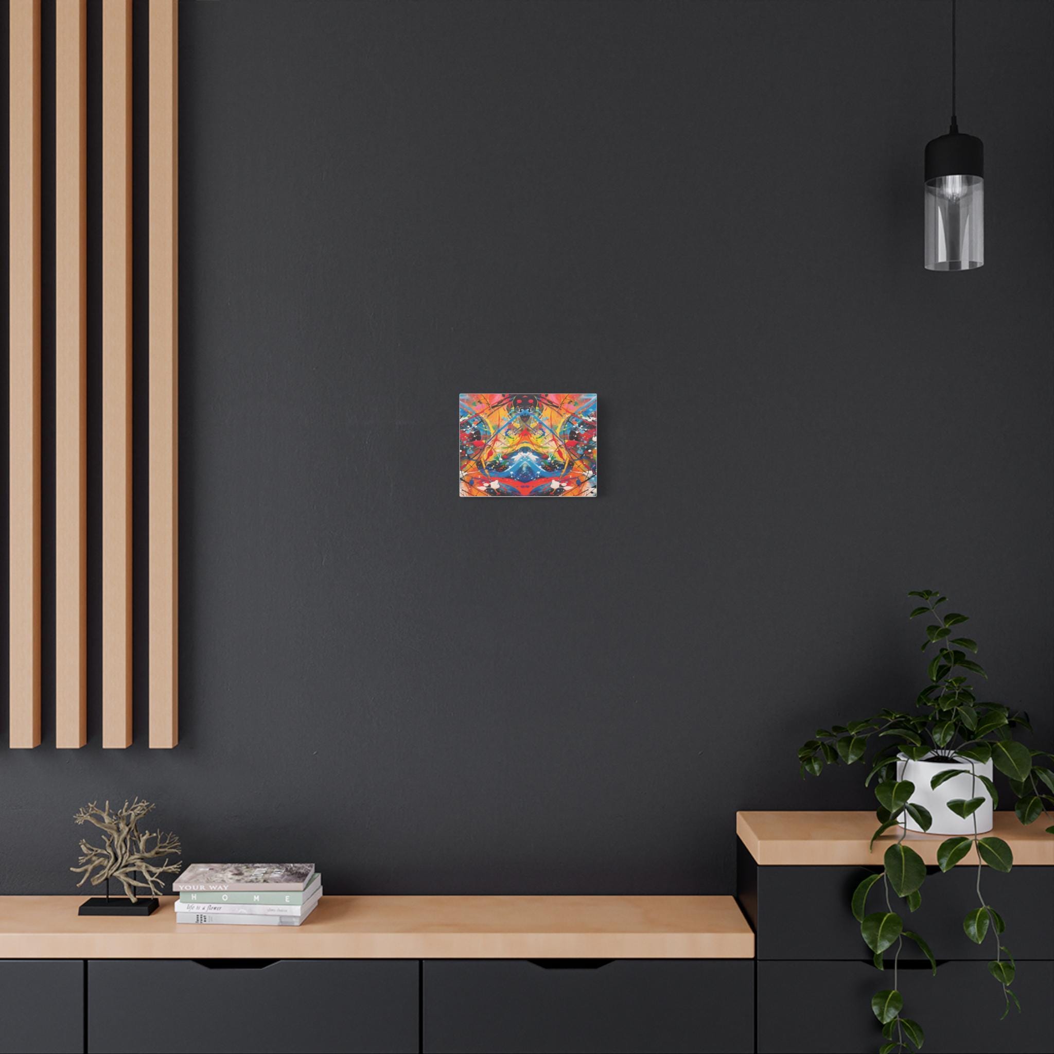 Paint Splash Artwork Matte Canvas Stretched 1.25" | Abstract Drip