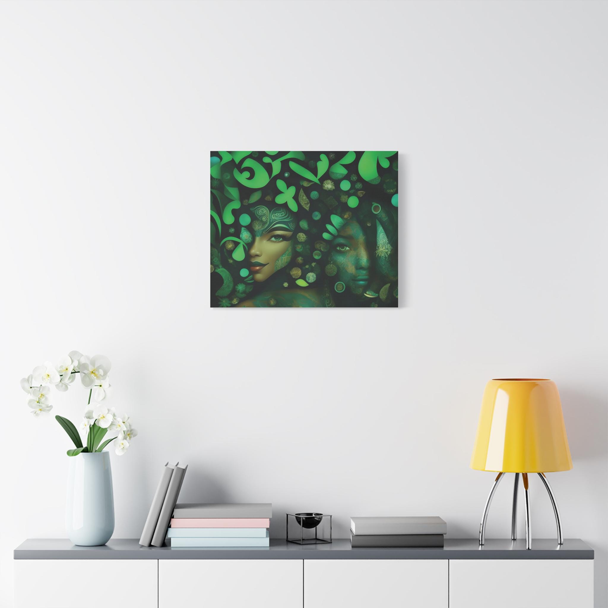 Hidden Beauty Faces Matte Canvas | Stretched Wall Art 1.25"