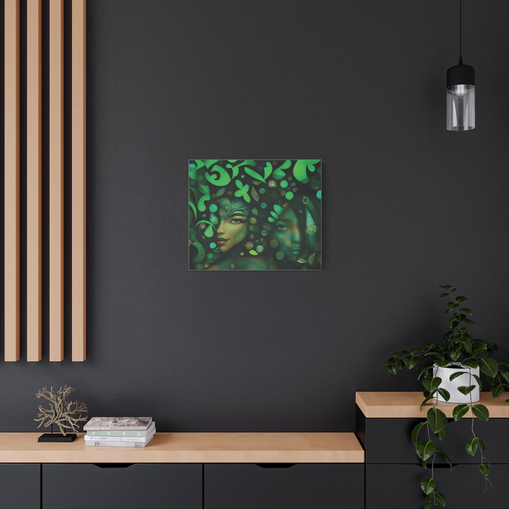 Hidden Beauty Faces Matte Canvas | Stretched Wall Art 1.25"